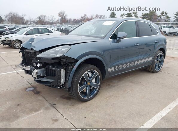 WP1AF2AY6LDA39609 2020 PORSCHE CAYENNE Blue Przód lewy