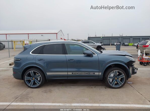 WP1AF2AY6LDA39609 2020 PORSCHE CAYENNE Blue Widok wnętrza 360 stopni