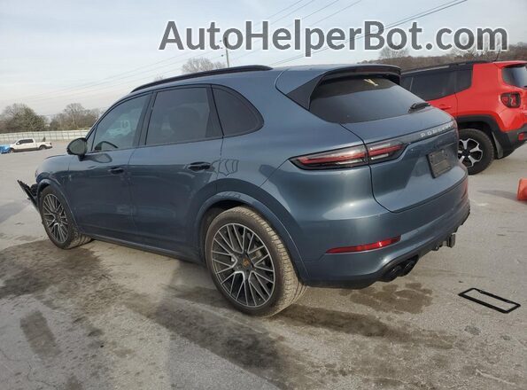 WP1AF2AY8LDA39210 2020 PORSCHE CAYENNE Синий Задняя левая четверть