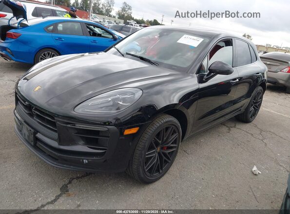 WP1AG2A55PLB38372 2023 PORSCHE MACAN Black Առջևի ձախ երեք քառորդ տեսարան