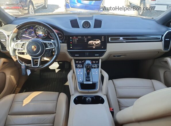 WP1BA2AY9PDA26281 2023 PORSCHE CAYENNE Gray Widok deski rozdzielczej