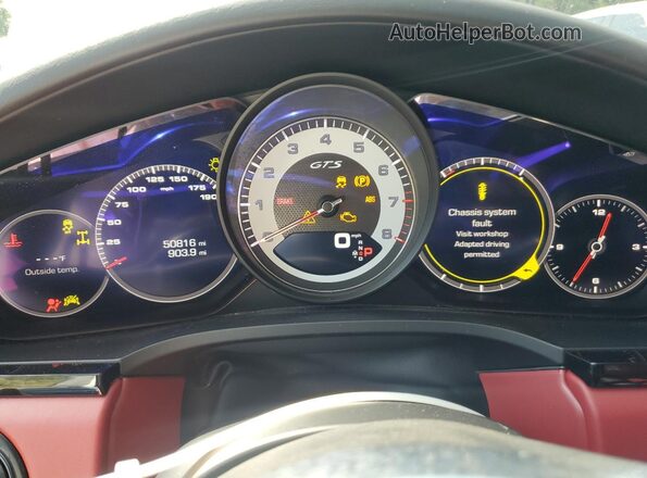 WP1BG2AYXMDA49546 2021 PORSCHE CAYENNE White Widok zestawu wskaźników