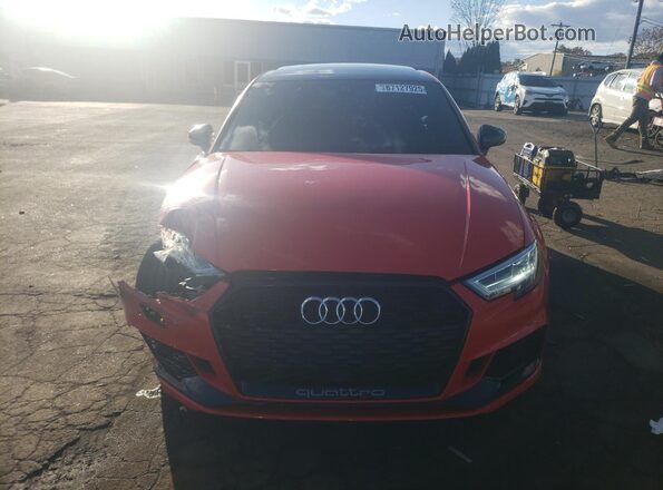 WUABWGFF6J1901920 2018 AUDI RS3 Red Front view