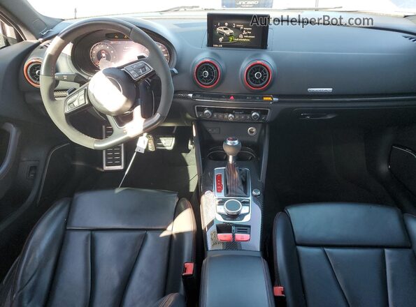 WUABWGFFXLA905858 2020 AUDI RS3 Charcoal Dashboard view
