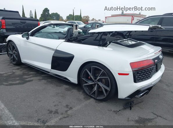 WUACECFX6N7901007 2022 AUDI R8 White Հետևի ձախ