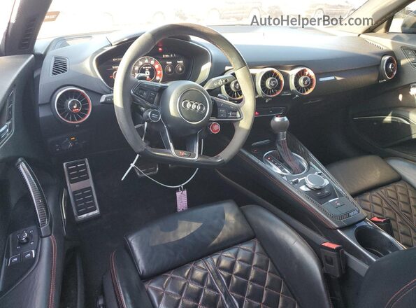WUACSAFV8J1900210 2018 AUDI TT White Dashboard view