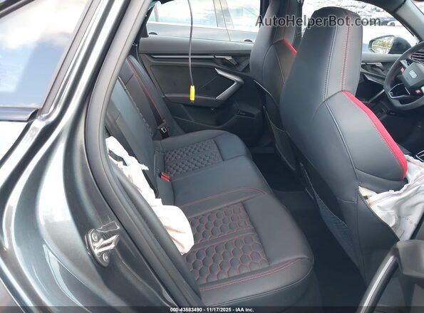 WUAGWDGY0SA909971 2025 AUDI RS3 Gray Widok naklejki z numerem VIN