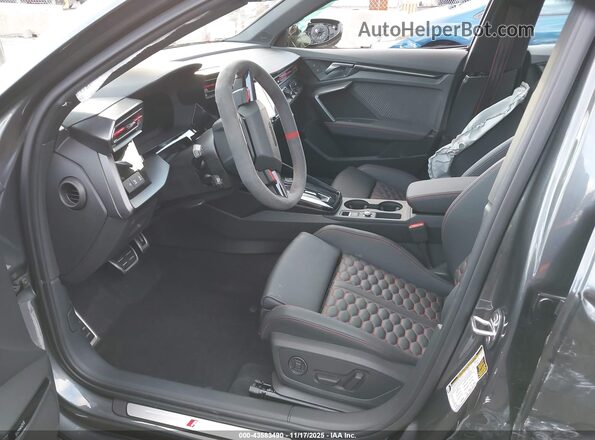 WUAGWDGY0SA909971 2025 AUDI RS3 Gray Widok wnętrza z przodu
