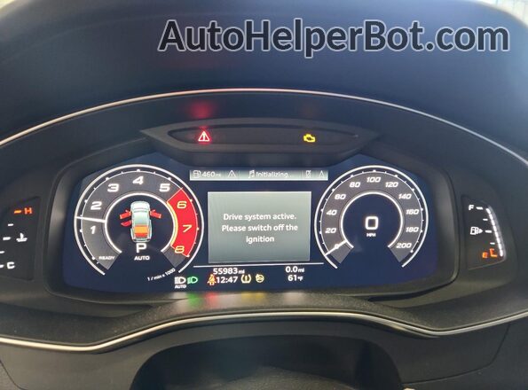 WUAPCBF28MN905494 2021 AUDI RS7 Black Instrument cluster view