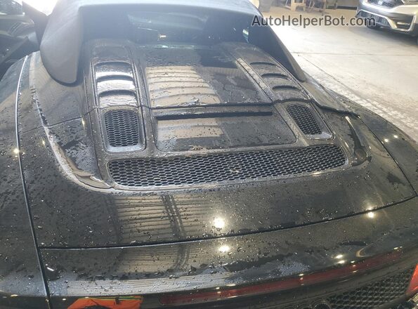 WUAVACFX6J7900308 2018 AUDI R8 Black უკანა სალონის ხედი