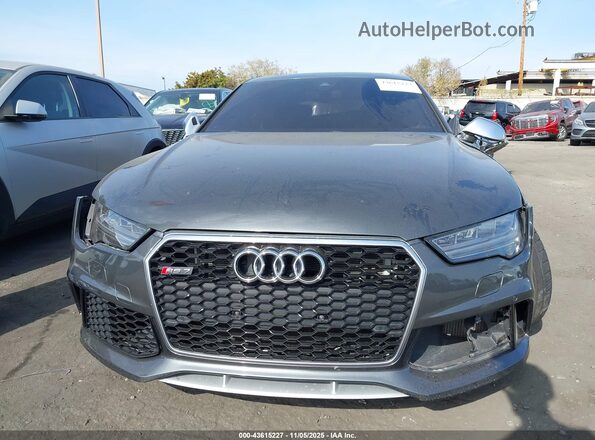 WUAW2BFC7GN901187 2016 AUDI RS7 Gray Առջևի վահանակի տեսք
