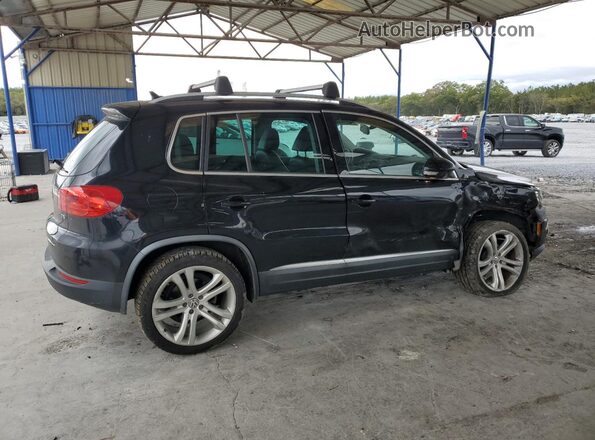 WVGAV7AX8GW596309 2016 VOLKSWAGEN TIGUAN Черный Задняя правая четверть