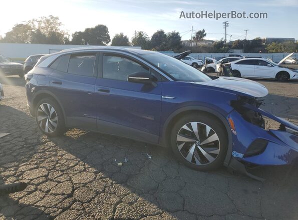 WVGDMPE20MP022467 2021 VOLKSWAGEN ID.4 Blue Առջևի աջ