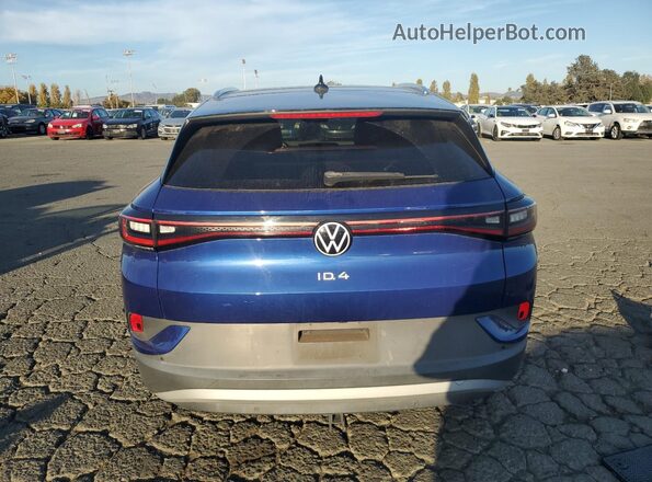WVGDMPE20MP022467 2021 VOLKSWAGEN ID.4 Blue Հետևի տեսք