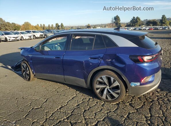 WVGDMPE20MP022467 2021 VOLKSWAGEN ID.4 Blue Հետևի ձախ