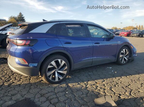 WVGDMPE20MP022467 2021 VOLKSWAGEN ID.4 Blue Հետևի աջ