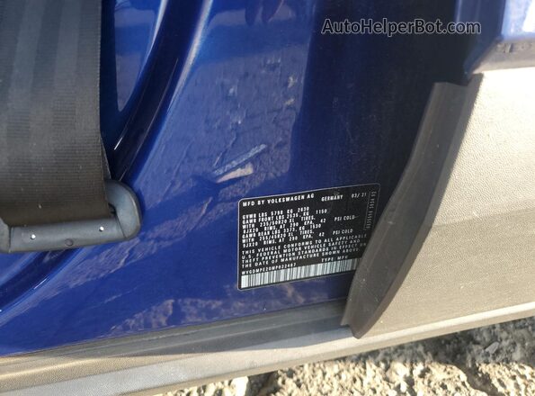WVGDMPE20MP022467 2021 VOLKSWAGEN ID.4 Blue Շարժիչի բաժամունքի տեսք