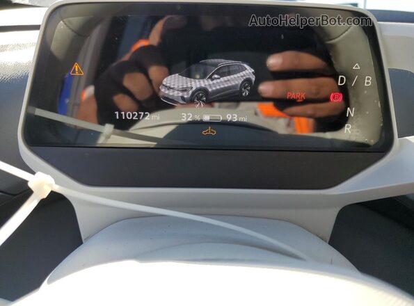 WVGDMPE28MP023186 2021 VOLKSWAGEN ID.4 Blue Instrument cluster view