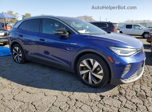 WVGDMPE28MP023186 2021 VOLKSWAGEN ID.4 Blue Front right