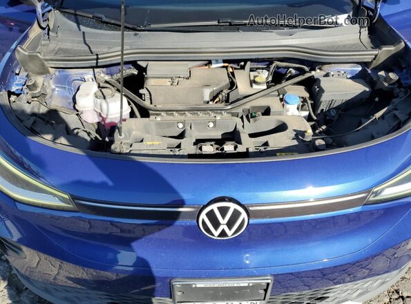 WVGDMPE28MP023186 2021 VOLKSWAGEN ID.4 Blue Engine compartment view