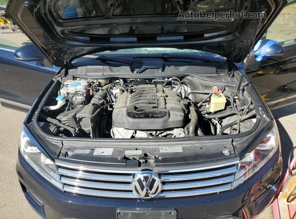WVGEF9BP2GD010322 2016 VOLKSWAGEN TOUAREG Black Շարժիչի բաժամունքի տեսք