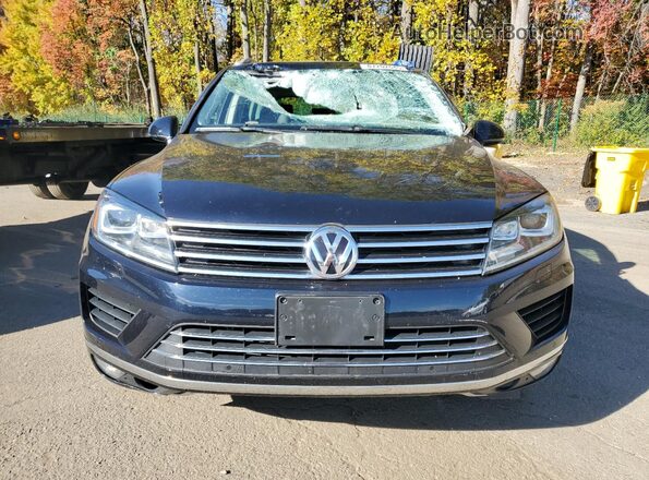WVGEF9BP2GD010322 2016 VOLKSWAGEN TOUAREG Black Դիմացի տեսք