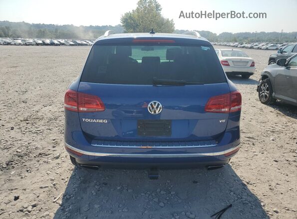 WVGEF9BPXGD012674 2016 VOLKSWAGEN TOUAREG Синий Вид сзади