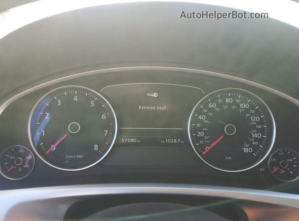 WVGEF9BPXGD012674 2016 VOLKSWAGEN TOUAREG Синий Вид щитка приборов
