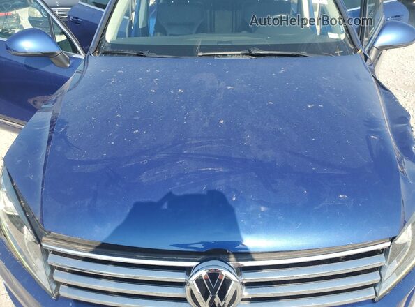 WVGEF9BPXGD012674 2016 VOLKSWAGEN TOUAREG Синий Вид подкапотного пространства