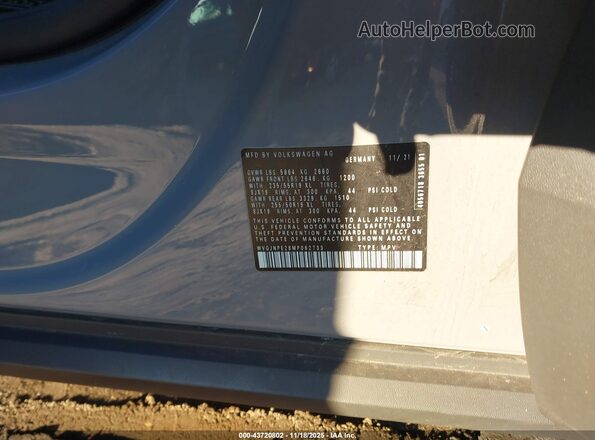 WVGJNPE28MP062733 2021 VOLKSWAGEN ID.4 Gray 