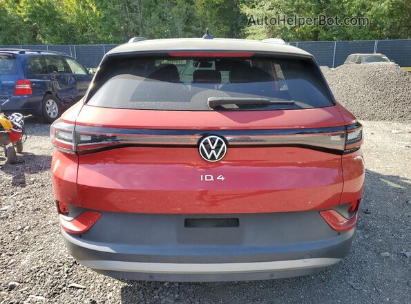 WVGKMPE27NP072582 2022 VOLKSWAGEN ID.4 Red Rear view