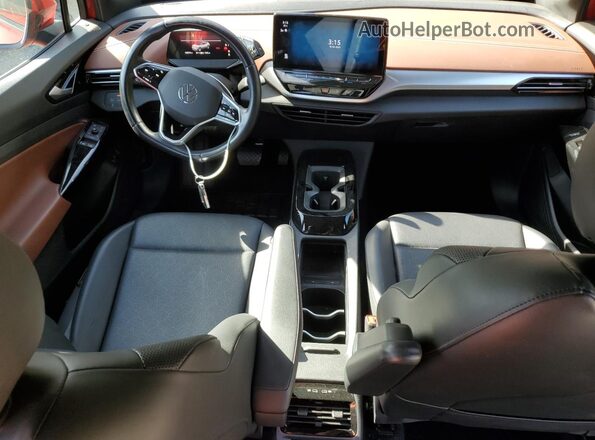 WVGKMPE27NP072582 2022 VOLKSWAGEN ID.4 Red Dashboard view