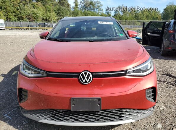 WVGKMPE27NP072582 2022 VOLKSWAGEN ID.4 Red Front view