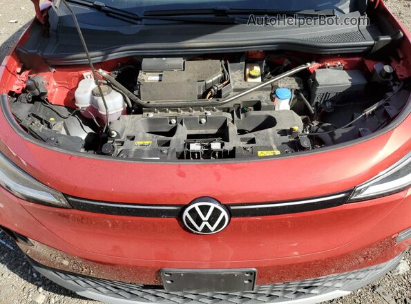 WVGKMPE27NP072582 2022 VOLKSWAGEN ID.4 Red Engine compartment view