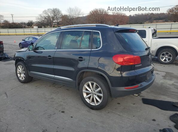 WVGSV7AX7HW500143 2017 VOLKSWAGEN TIGUAN Черный Задняя левая четверть