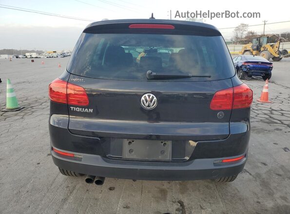 WVGSV7AX7HW500143 2017 VOLKSWAGEN TIGUAN Черный Вид сзади