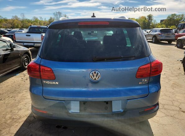 WVGSV7AX9HW511189 2017 VOLKSWAGEN TIGUAN Blue Vista trasera