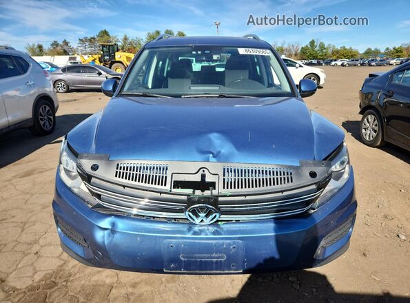 WVGSV7AX9HW511189 2017 VOLKSWAGEN TIGUAN Blue Vista frontal