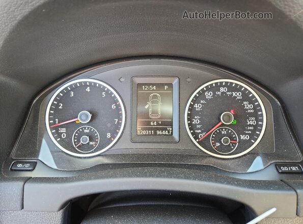 WVGSV7AX9HW511189 2017 VOLKSWAGEN TIGUAN Blue Vista del cuadro de instrumentos
