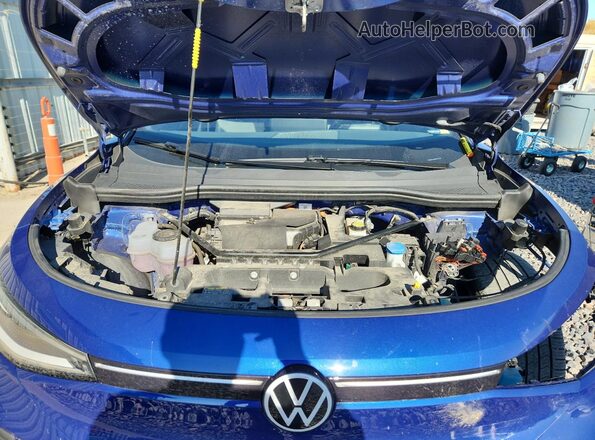 WVGTMPE23MP029344 2021 VOLKSWAGEN ID.4 Blue ძრავის განყოფილების ხედი
