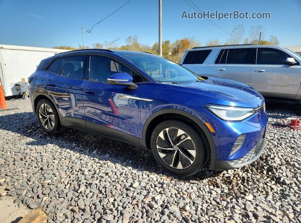 WVGTMPE23MP029344 2021 VOLKSWAGEN ID.4 Blue წინა მარჯვენა