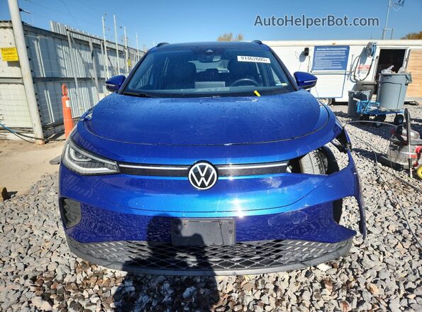 WVGTMPE23MP029344 2021 VOLKSWAGEN ID.4 Blue წინა ხედი