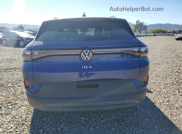 WVGTMPE25MP066072 2021 VOLKSWAGEN ID.4 Blue Вид ззаду
