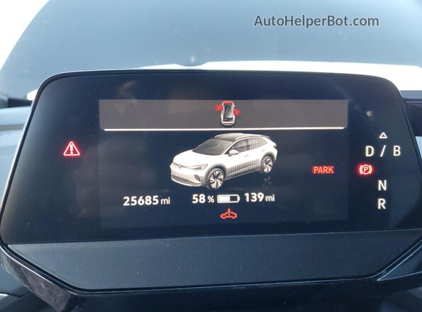 WVGTMPE28MP054997 2021 VOLKSWAGEN ID.4 Black Սարքավորումների վահանակի տեսք