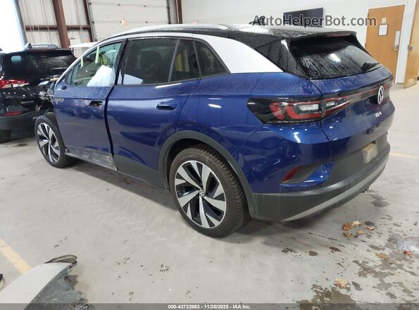 WVGUNPE20MP059340 2021 VOLKSWAGEN ID.4 Blue Trasero izquierdo