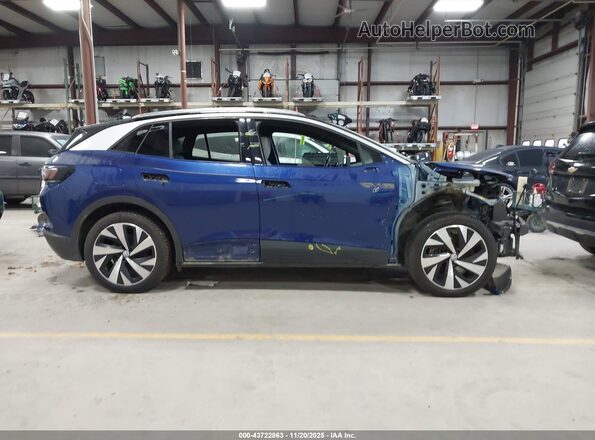 WVGUNPE20MP059340 2021 VOLKSWAGEN ID.4 Blue Vista interior de 360 grados
