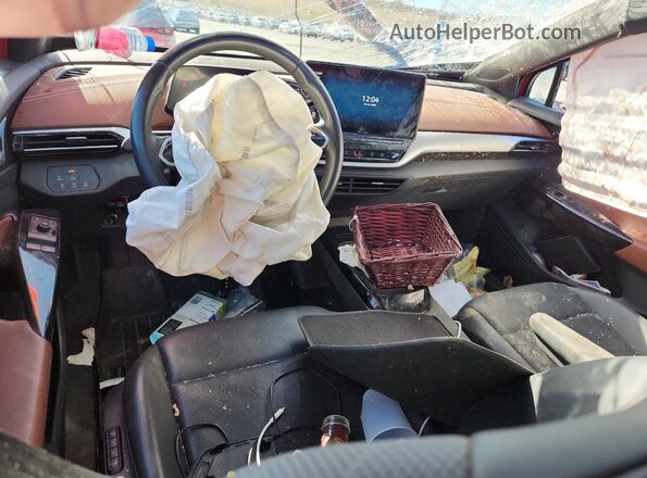 WVGUNPE20NP072235 2022 VOLKSWAGEN ID.4 Red Dashboard view