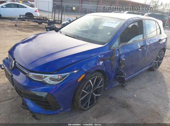 WVWEB7CD4RW130624 2024 VOLKSWAGEN GOLF Blue წინა მარცხენა ხედი სამი მეოთხედიდან