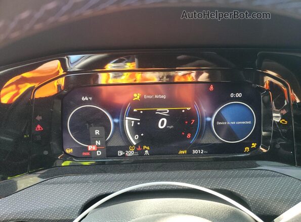 WVWEB7CD8RW233352 2024 VOLKSWAGEN GOLF Blue Widok zestawu wskaźników
