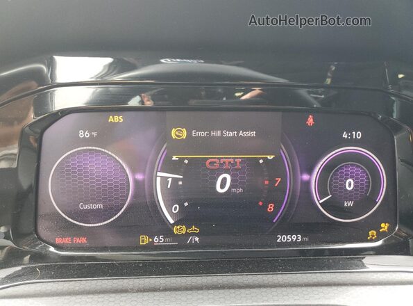 WVWHA7CD7PW122062 2023 VOLKSWAGEN GTI White Սարքավորումների վահանակի տեսք